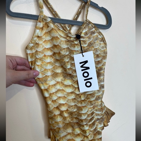 Molo Scale Print Criss-Cross Swimsuit​ - Picture 2 of 2